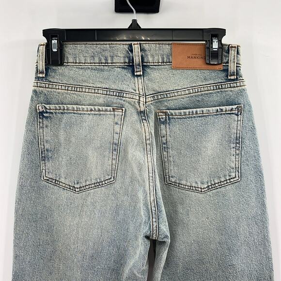 7 for all Mankind Women's Logan Stovepipe Jeans - Frost w/raw cut wide Cuff - 26 - Picture 8 of 9